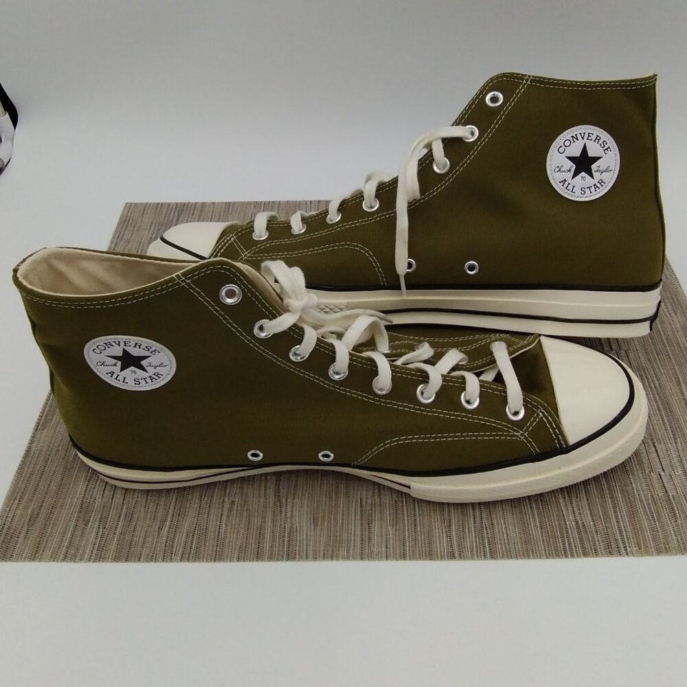 Converse Chuck 70 Hi Top Dark Moss Sneakers Size 16